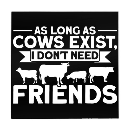 Cow Animal Farm Farmer Gift Mahjong Mats