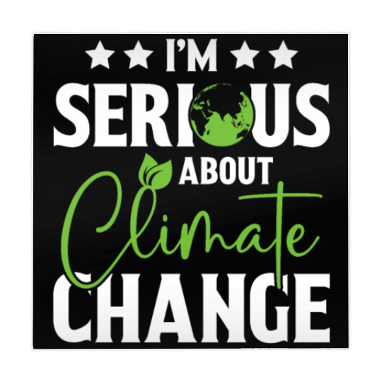 I am Serious About Climate Change Earth Day Planet Mahjong Mats