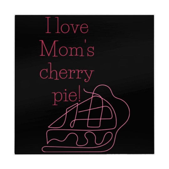 I love Mom s cherry pie Mahjong Mats