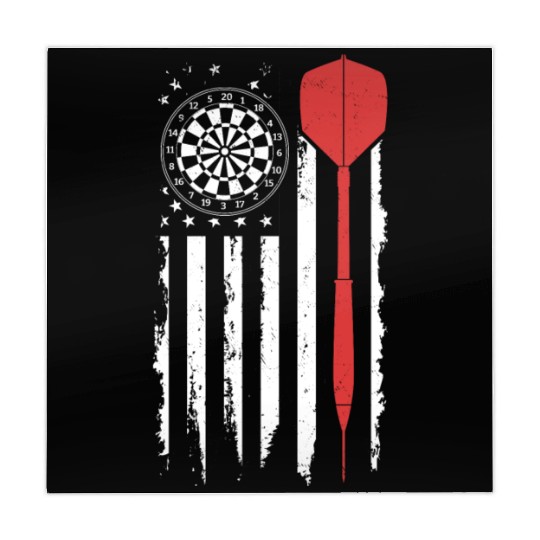 US Flag Patriotic Darts Mahjong Mats