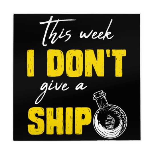 I don't give a ship cruise vacation spring break Mahjong Mats