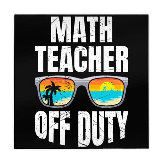 Mathematics Teacher off duty vacation Math teacher Mahjong Mats