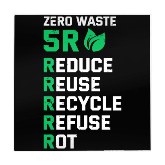 5R Waste Earth Day Planet Environment Trees Mahjong Mats