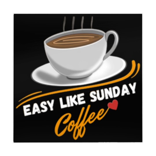Easy Like Sunday Coffee, for coffee lover&caffeine Mahjong Mats