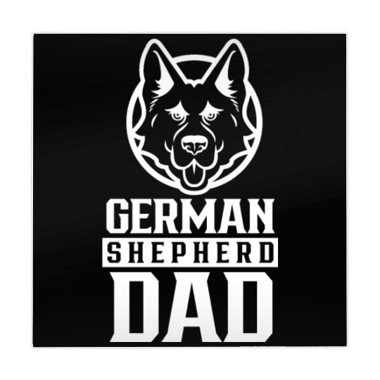 German Shepherd Dad Boy Guy German Sheperd Dog Mahjong Mats