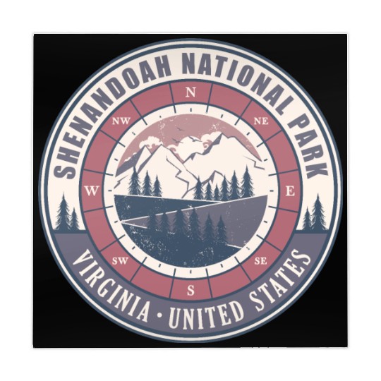 Shenandoah National Park Virginia US Hiking Mahjong Mats
