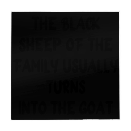 the black sheep of the family usually turns into Mahjong Mats