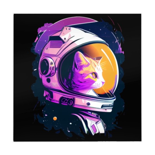 Aesthetic Vaporwave Space Cat 80s 90s Astronaut Mahjong Mats