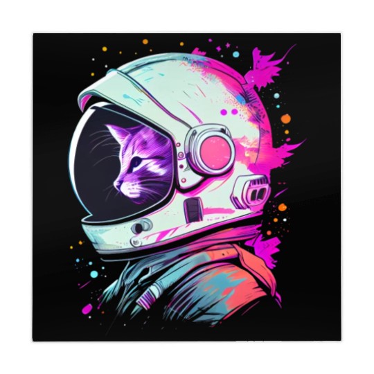 Aesthetic Vaporwave Space Cat 80s 90s Astronaut Mahjong Mats