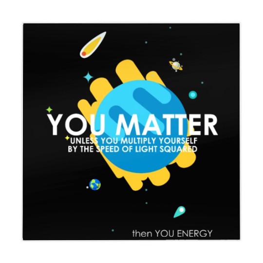 Funny You Matter Atom Nerd Mahjong Mats Gift (Science