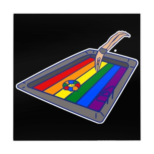 LGBTQ Rainbow Pride Swimming Pool Water Sports Mahjong Mats
