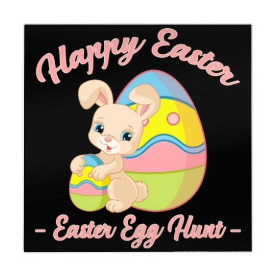 Happy Easter Egg Hunt Bunny Gift Mahjong Mats