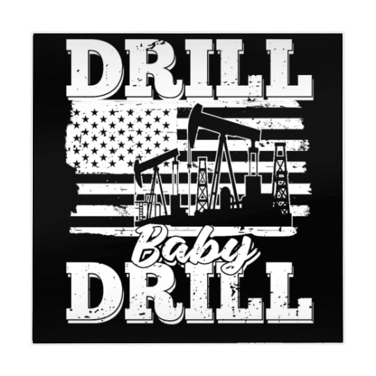 Oilfield Oil Drilling Us Flag Drill Baby Drill Mahjong Mats