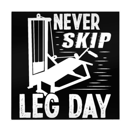 Strongman never skip leg day fitness bodybuilding Mahjong Mats