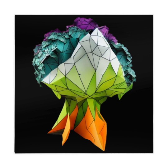 Origami Broccoli: Delightful and Whimsical Paper Mahjong Mats