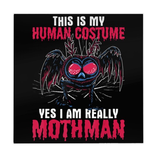 Mothman This Is My Human Costume Yes I Am Really M Mahjong Mats