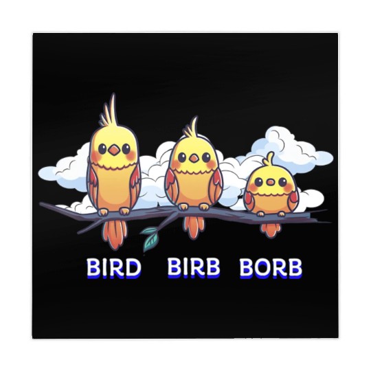 Bird Birb Borb Funny Birdwatching Cute Birds Lover Mahjong Mats