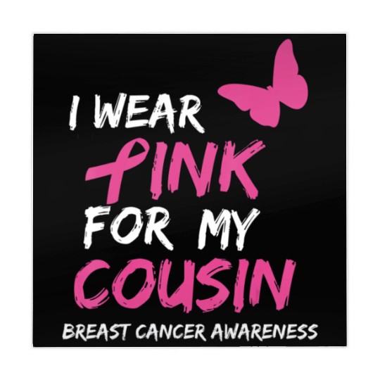 Breast Cancer Awareness I Wear Pink for my Cousin Mahjong Mats