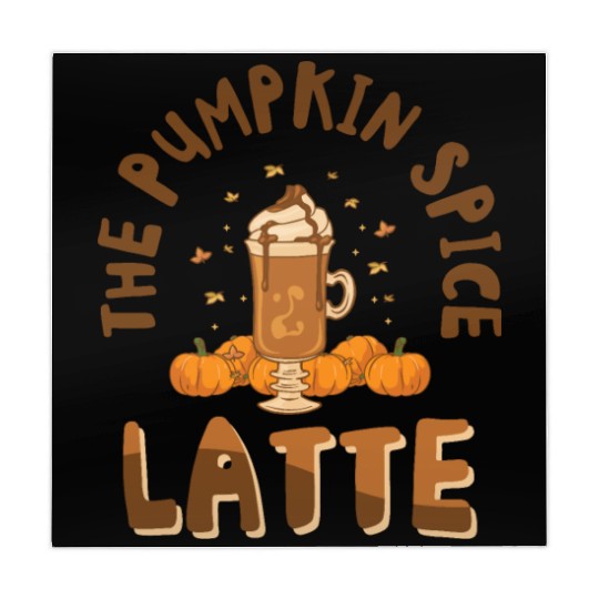 Pumpkin Spice Latte Halloween Coffee Lover Tarot Mahjong Mats