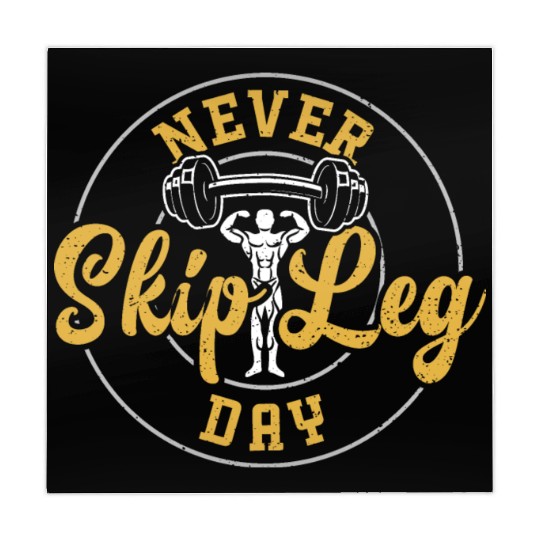 Never Skip Leg Day - Gym Mahjong Mats