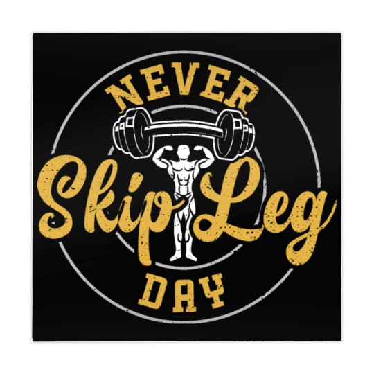 Never Skip Leg Day - Gym Mahjong Mats