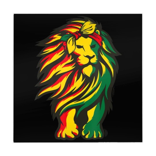 Lion Juneteenth Cool Black History African America Mahjong Mats