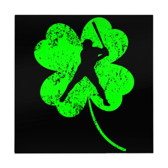 Baseball St. Patrick's day shamrock Mahjong Mats