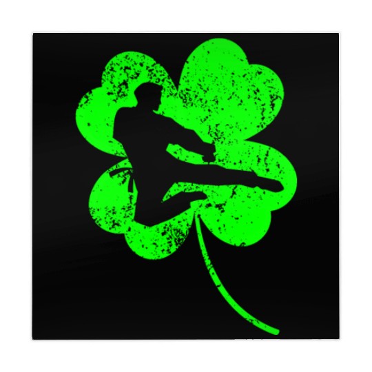 Taekwondo St. Patrick's day shamrock Mahjong Mats