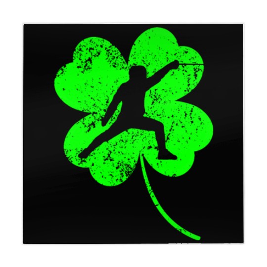 Fencing St. Patrick's day shamrock Mahjong Mats