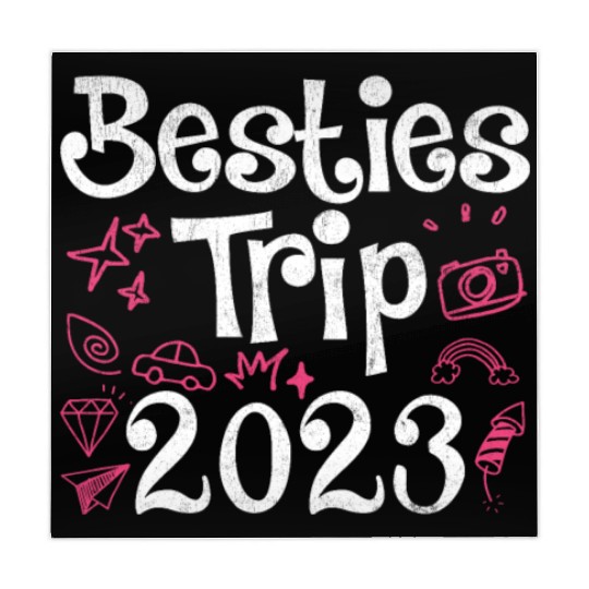 Besties Trip 2023 Summer Vacation Spring Break Mahjong Mats