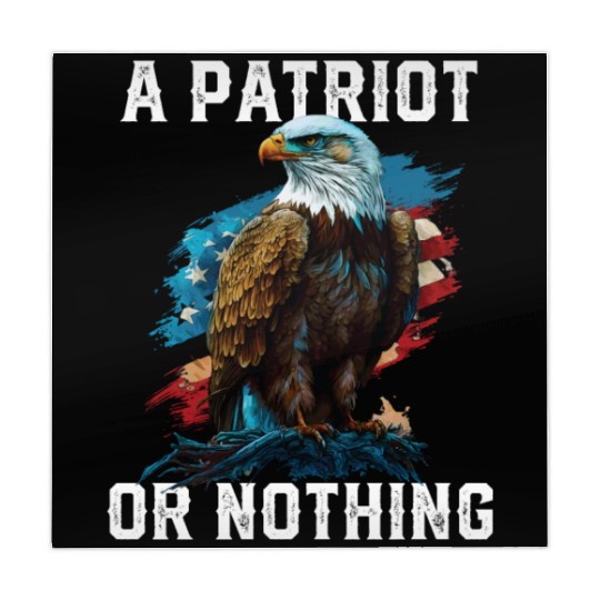 A Patriot or Nothing American Bald Eagle Mahjong Mats