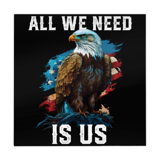 All We Need Is US Patriotism Patriotic July 4th Mahjong Mats