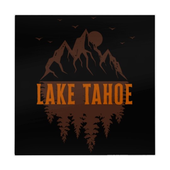 lake tahoe retro mountain Mahjong Mats