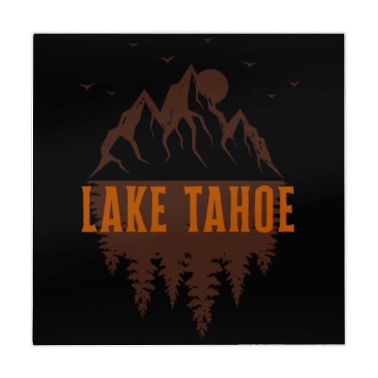 lake tahoe retro mountain Mahjong Mats