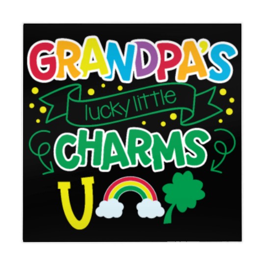 Grandpa's Lucky Little Charms Clover Shamrock Mahjong Mats