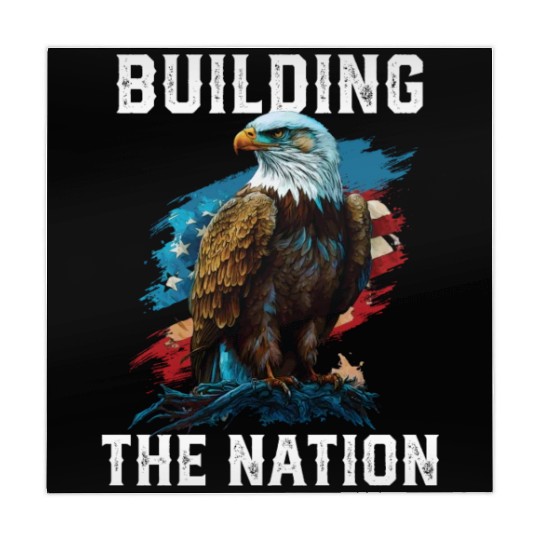 Building the Nation American Bald Eagle America Mahjong Mats