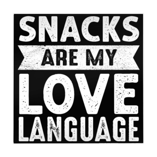 Snacks Are My Love Language Mahjong Mats