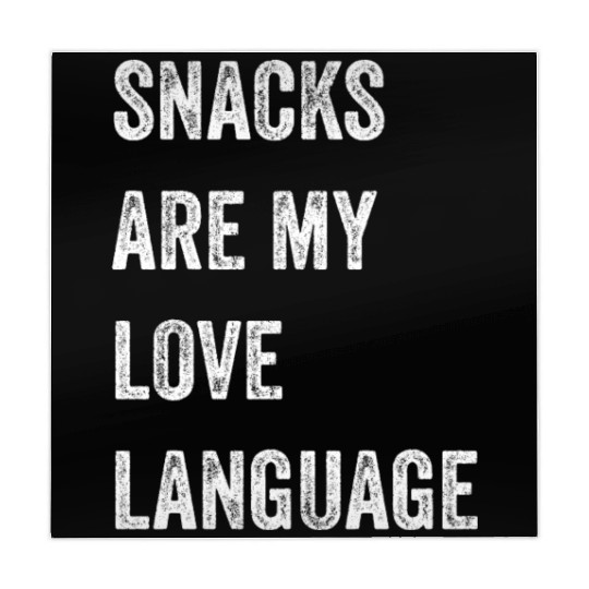 Snacks Are My Love Language Mahjong Mats