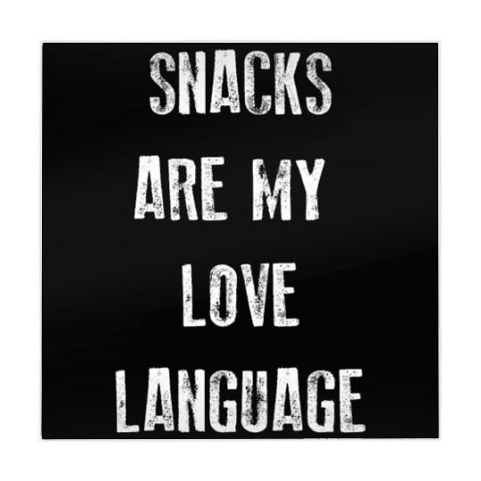 Snacks Are My Love Language Mahjong Mats