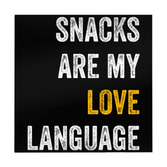 Snacks Are My Love Language Mahjong Mats