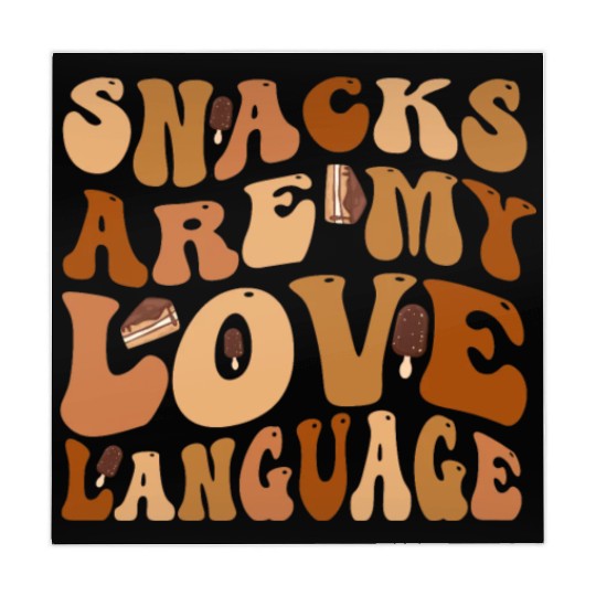 Snacks Are My Love Language Mahjong Mats