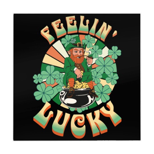 Feeling Lucky Groovie Leprachaun St. Patricks Day Mahjong Mats