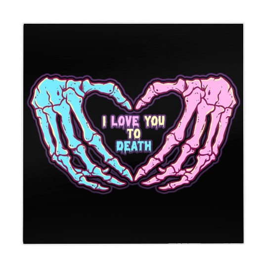 Pastel Goth I Love You To Death Mahjong Mats