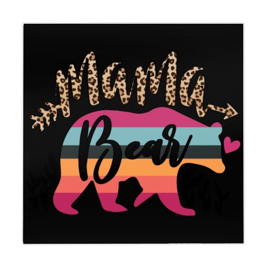 Mama Bear flowers Gift for Mother's day Mahjong Mats