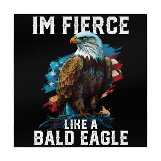 I'm Fierce Like A Bald Eagle 4th Of July Mahjong Mats