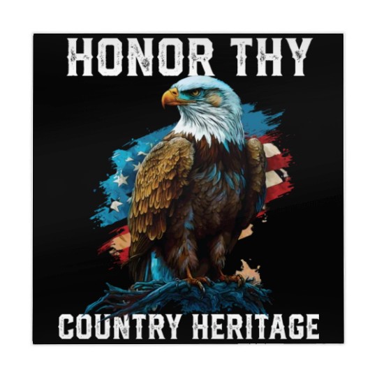 Honor Thy Country Heritage American Bald Eagle Mahjong Mats