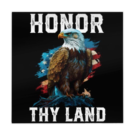 Honor Thy Land American Bald Eagle America USA Mahjong Mats