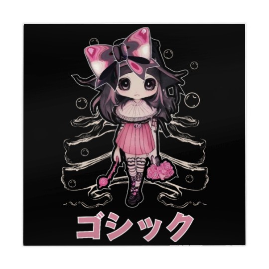 Gothic Lolita Chibi Witch Kawaii Anime Wicca Mahjong Mats