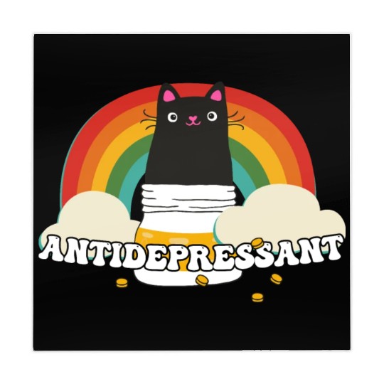 Cat Kitten Antidepressant Rainbow Peace Kindness Mahjong Mats
