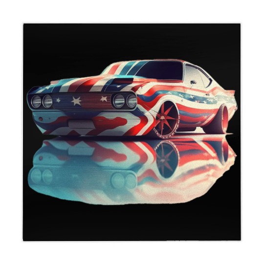 American pride and raw horsepower Mahjong Mats